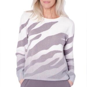 Barefoot Dreams Cozy Chic Ocean Reef pullover, small